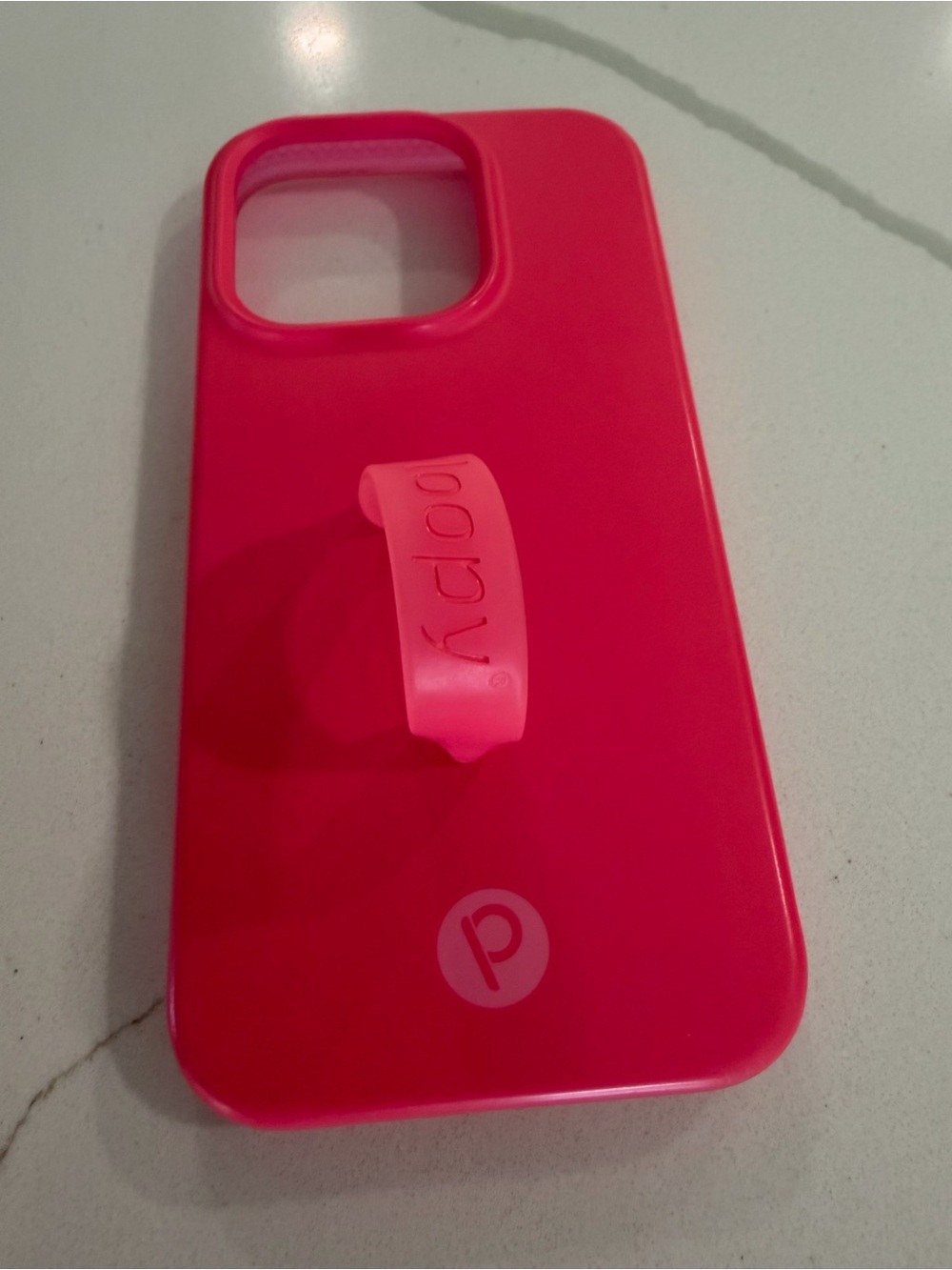 Loopy Case Hot Pink Phone Case with Integrated Loop - Picture 6 of 6
